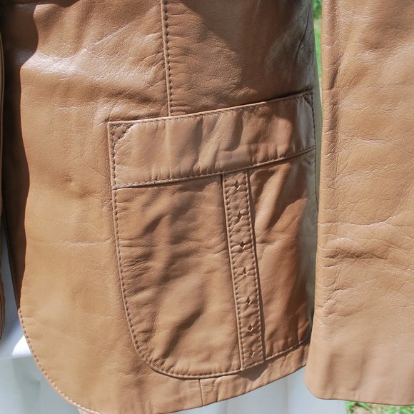 Vintage Etienne Aigner Equestrian Leather Jacket - Picture 7 of 14